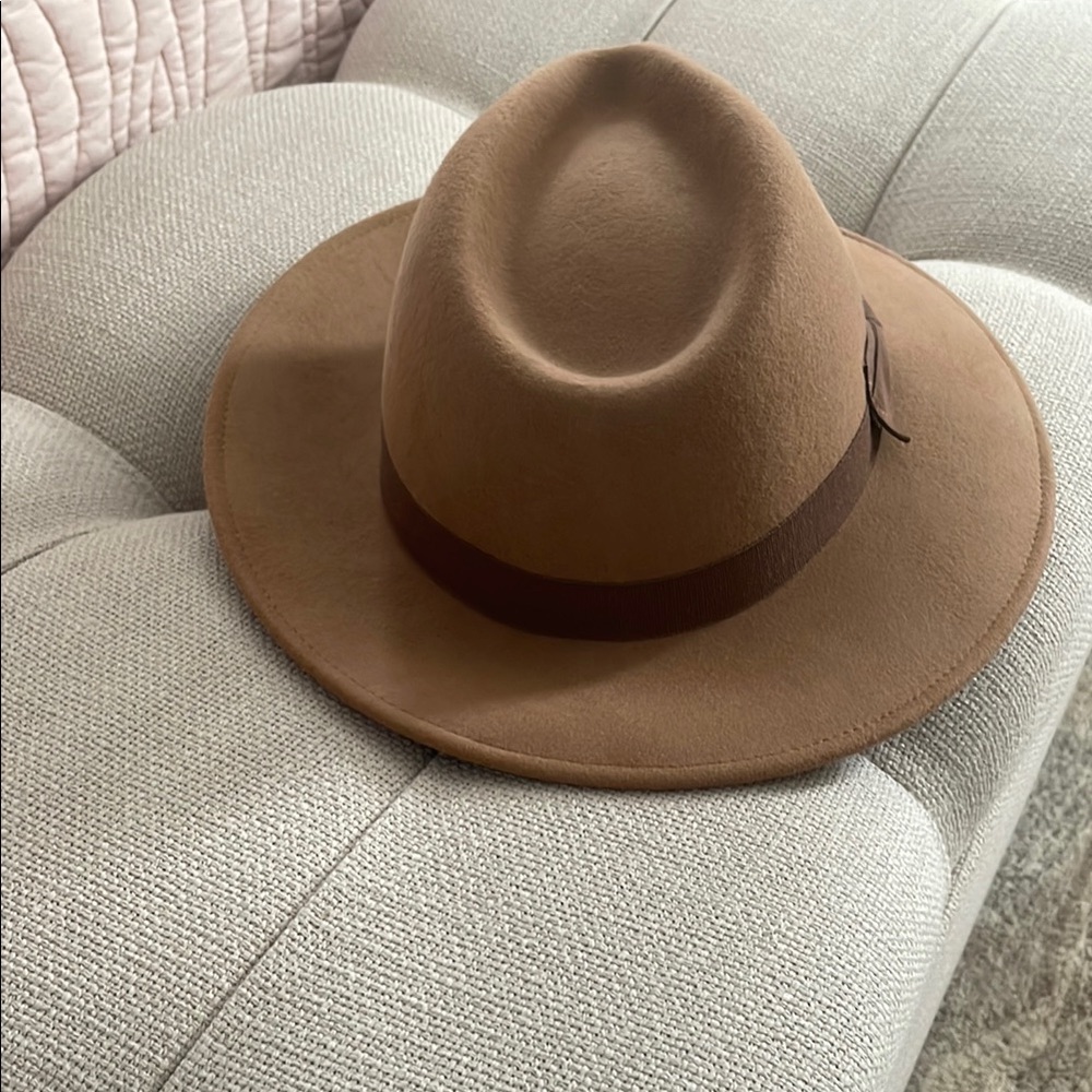 J. Crew Tan Fedora Hat - Picture 3 of 4